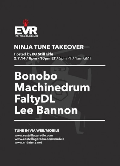 Bonobo, Machinedrum, FaltyDL & Lee Bannon - Ninja Tune EVR Takeover 2014-02-07