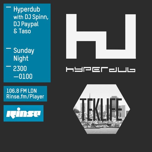 DJ Spinn, DJ Paypal & Taso - Hyperdub show on Rinse FM 2015-11-08