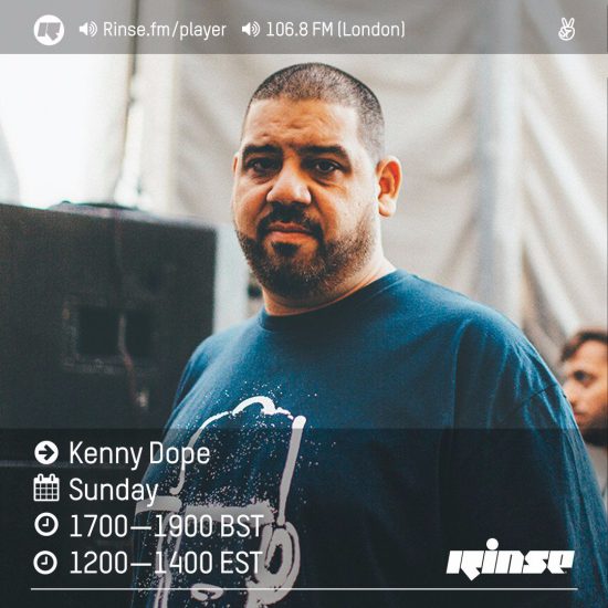 Kenny Dope on Rinse FM 2016-07-10