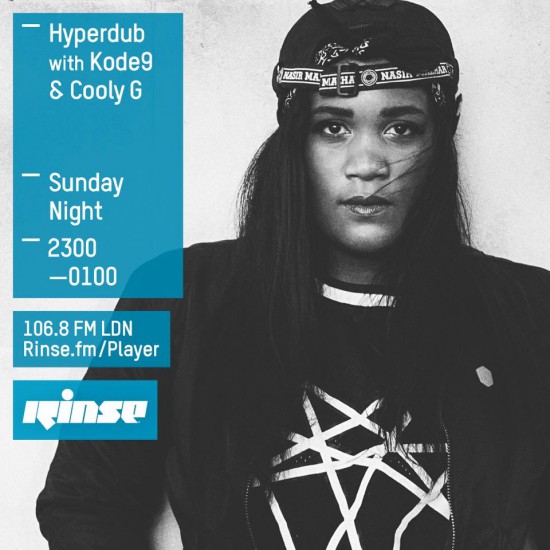 Kode9 & Cooly G - Hyperdub show on Rinse FM 2015-09-13