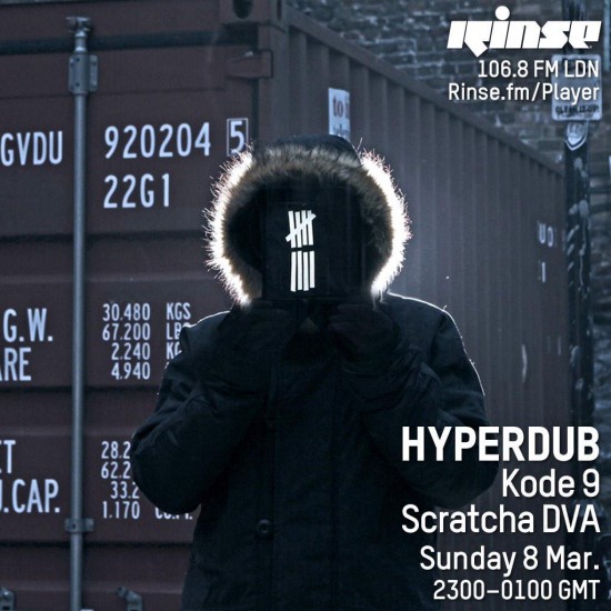 Kode9 and Scratcha DVA - Hyperdub show on Rinse FM 2015-03-08