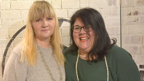 Amy Lamé 2018-01-07 with Sybil Bell, founder of Independent Venue Week
