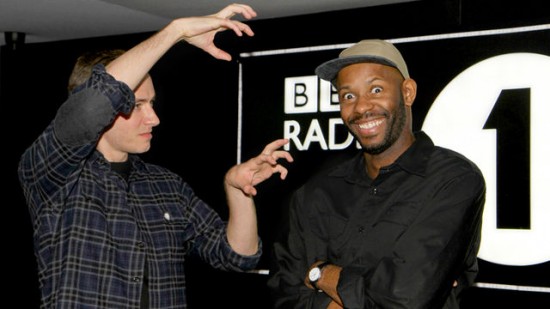 BBC Radio 1 Benji B Exploring future beats 2012-10-25 Waajeed in the studio