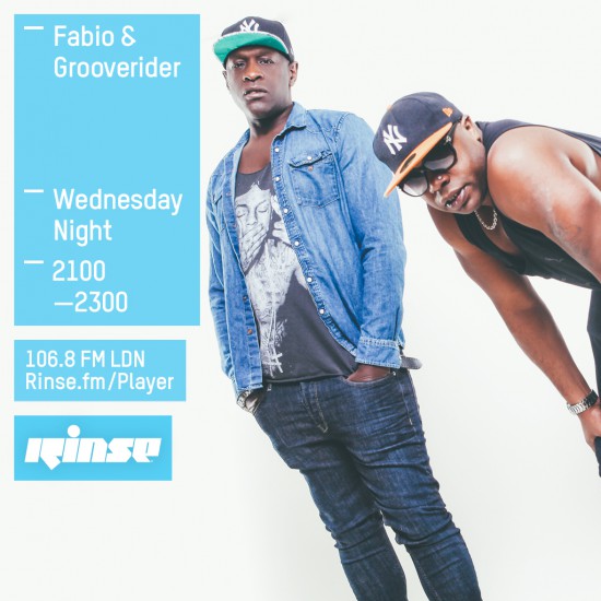 Fabio and Grooverider on Rinse FM 2015-08-19